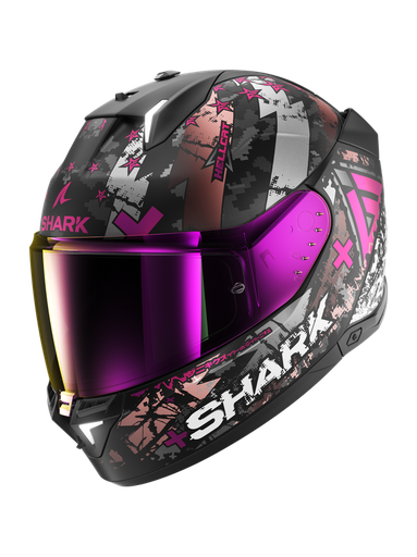 Shark Skwal I3 Hellcat Mat Black Chrom Purple