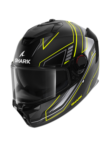 Shark Spartan Gt Pro Toryan Mat Black Yellow Anthracite
