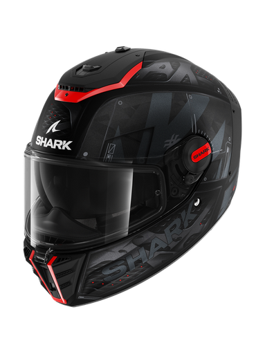 Shark SPARTAN RS STINGREY Mat Black Anthracite Red