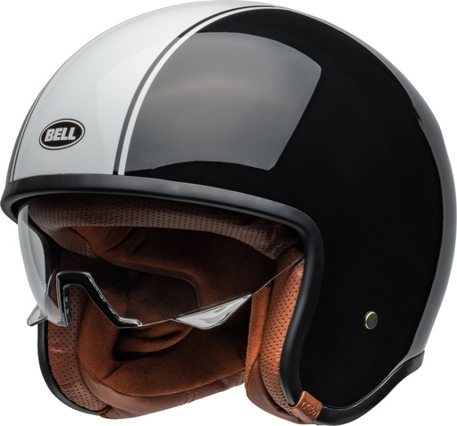 Bell TX501 Rally Gloss Black/White