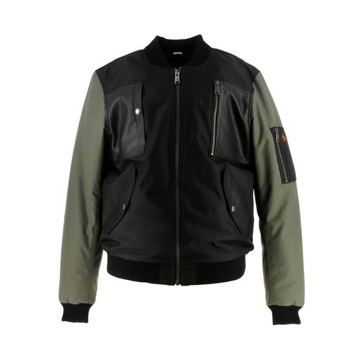 Helstons H-BOMB MEN Technical Fabric BLACK-KHAKI 